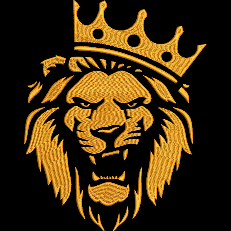 Hanorac Brodat - King Lion