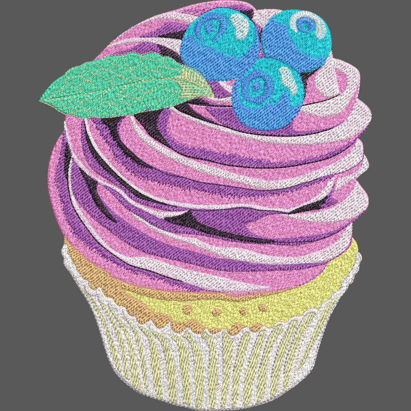 Hanorac Brodat - Cupcake