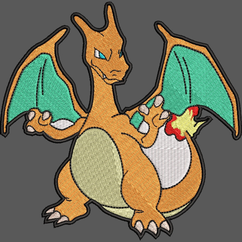 Hanorac Brodat - Charizard