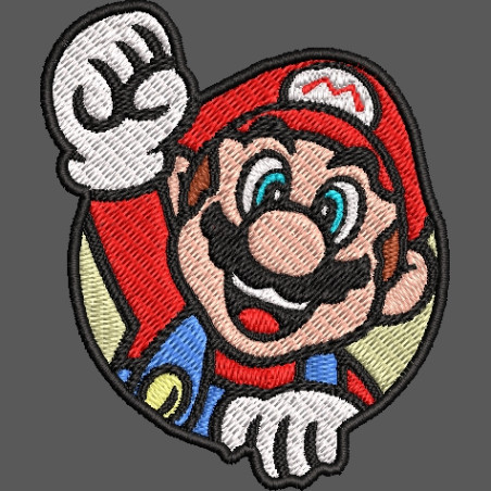 Hanorac Brodat - Super Mario