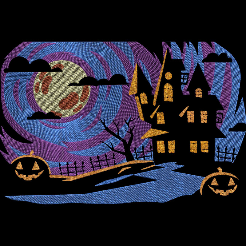 Tricou Brodat - Halloween...