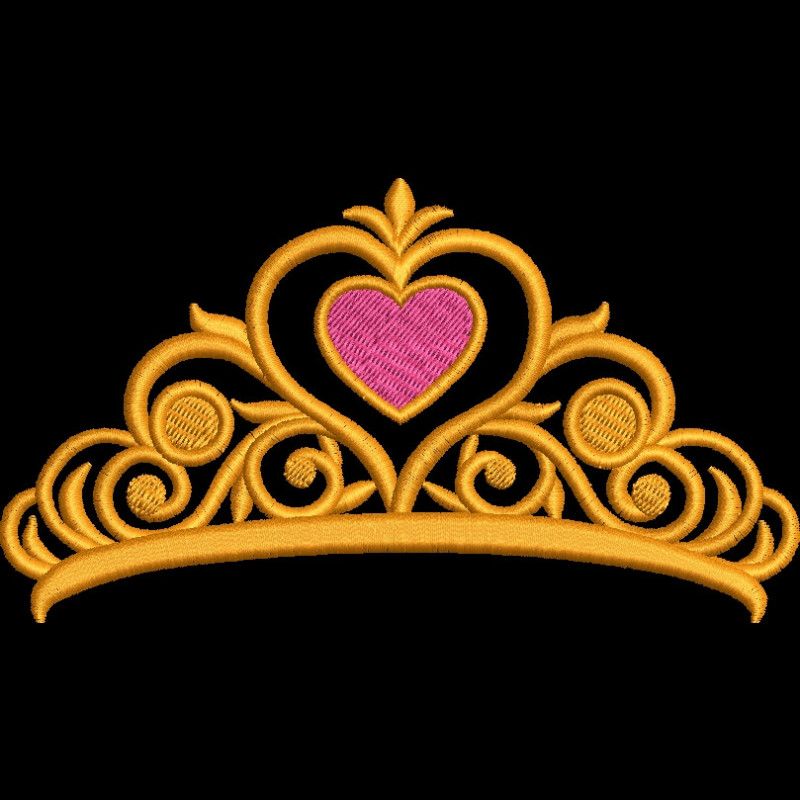 Tricou Brodat - Queen's Crown
