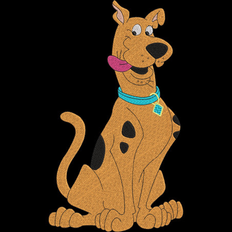 Tricou Brodat - Scooby-Doo