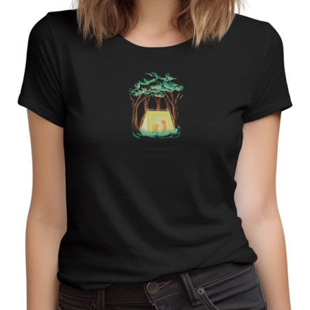 Tricou Brodat - Camping