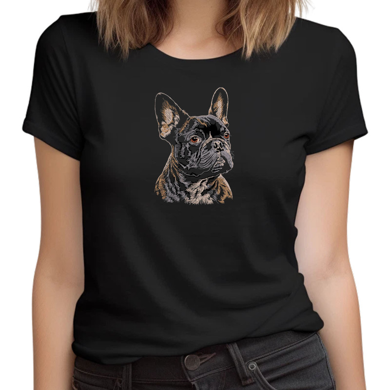 Tricou Brodat - French Bulldog