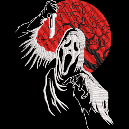 Tricou Brodat - Ghostface