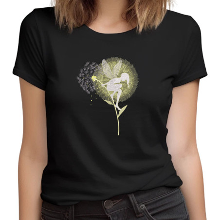 Tricou Brodat - Flower Fairy