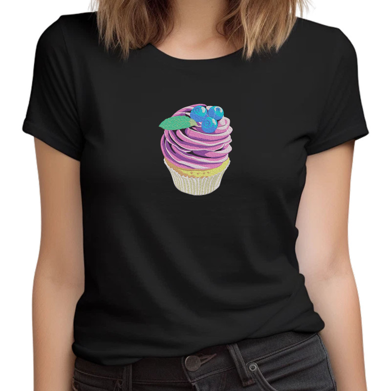 Tricou Brodat - Cupcake