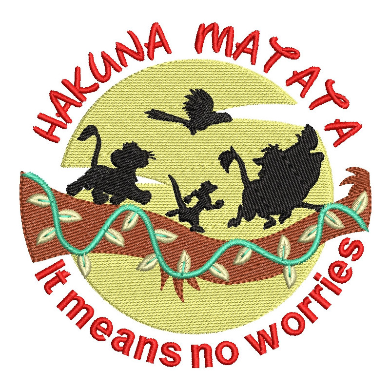 Tricou Brodat - Hakuna Matata