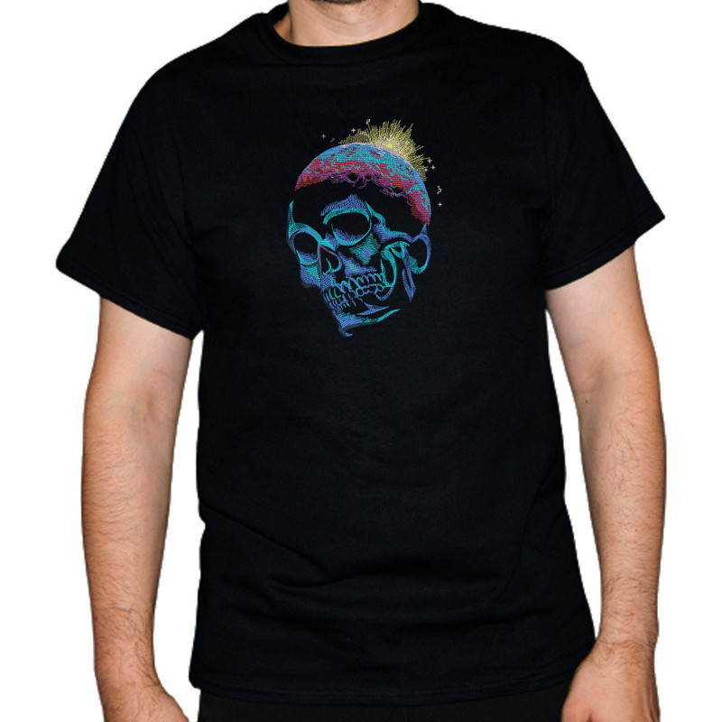 Tricou Brodat - Space Skull