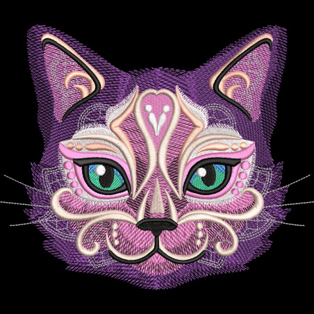 Hanorac Brodat - Baroc Cat