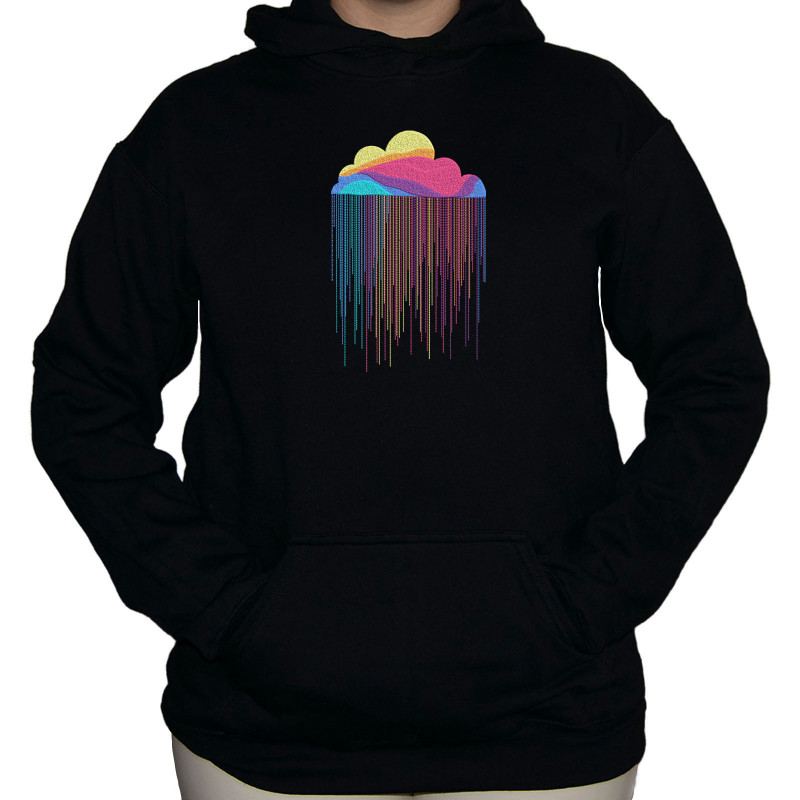 Hanorac Brodat - Rainbow Cloud